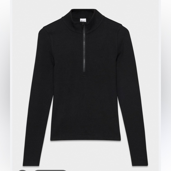 Aritzia Other - Aritzia TNA homestretch Black Half zip